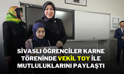 Sivaslı Öğrenciler, Karne Töreninde Vekil Toy ile Mutluluklarını Paylaştı