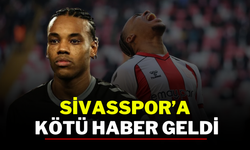 Sivasspor’a Kötü Haber Geldi