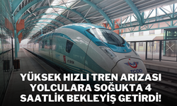 Yüksek Hızlı Tren Arızası, Yolculara Soğukta 4 Saatlik Bekleyiş Getirdi!