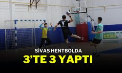 Sivas Hentbolda 3’te 3 Yaptı