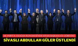 AK Parti 8. Olağan Kongresi’nde Divan Başkanlığı Görevini Sivaslı Abdullah Güler Üstlendi!