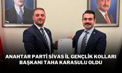 Anahtar Parti Sivas İl Gençlik Kolları Başkanı Taha Karasulu Oldu