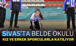 Sivas’ta Belde Okulu Kız ve Erkek Sporcularla Katılıyor