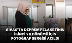 Sivas'ta Deprem Felaketinin İkinci Yıldönümü İçin Fotoğraf Sergisi Açıldı