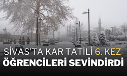 Sivas’ta Kar Tatili 6. Kez Öğrencileri Sevindirdi