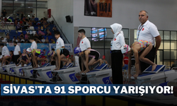 Sivas'ta 91 Sporcu Yarışıyor!