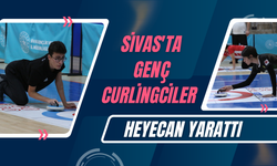 Sivas'ta Genç Curlingciler Heyecan Yarattı