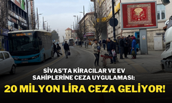 Sivas'ta Kiracılar ve Ev Sahiplerine Ceza Uygulaması: 20 Milyon Lira Ceza Geliyor!