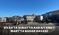 Sivas'ta Şubat'ta Kar Kıyamet! Mart'ta Bahar Havası!