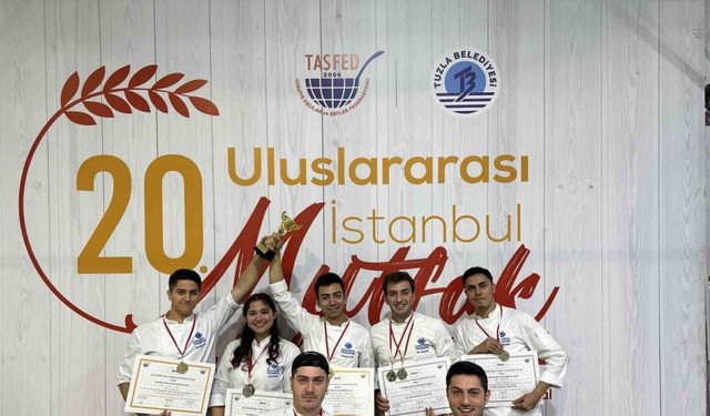 KÜN Gastronomi ve Mutfak Sanatları Öğrencileri, Uluslararası İstanbul Mutfak Günleri'nde 6 Kategoride Ödül Aldı