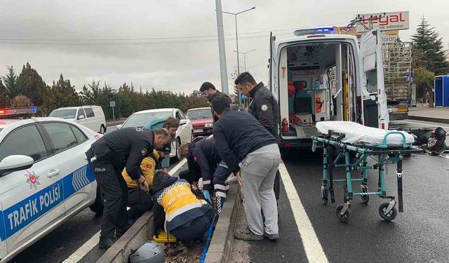 Nevşehir'de Motosiklet Kazasında Bir Kişi Yaralandı