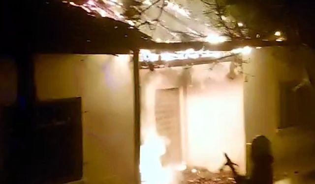 Kırıkkale'de Tek Katlı Evde Yangın Panik Yarattı