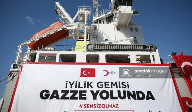 125 bin ton yardım malzemesi taşıyan 8. gemi Gazze yolunda