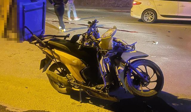 Motosiklet ve Otomobil Kafa Kafaya Çarpıştı: 1 Ölü, 1 Yaralı