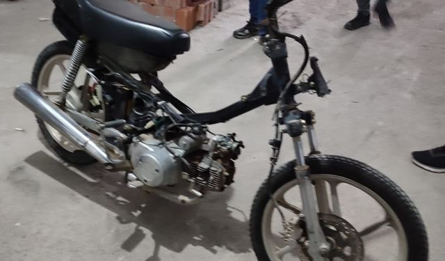 Çalınan Motosikletin Yeni Hali Şaşırttı