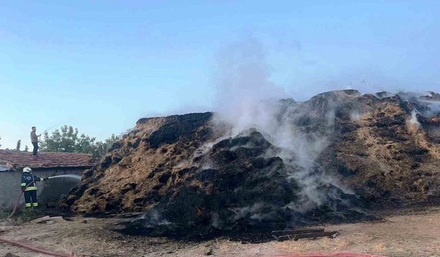 Konya Kulu'da Saman Yangını