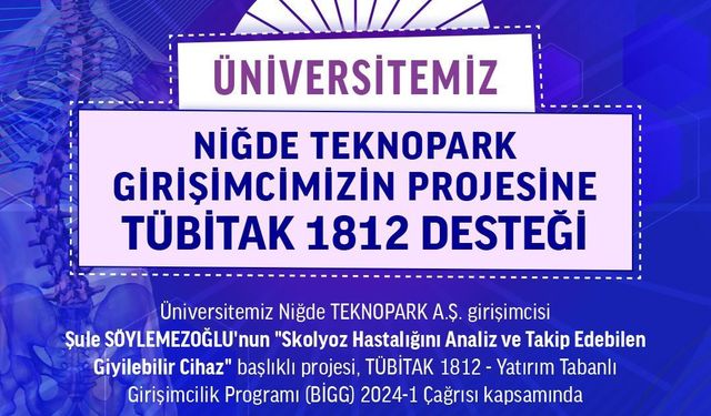 Skolyoz Hastalarına Umut Vaat Eden Giyilebilir Cihaz Projesine TÜBİTAK Desteği