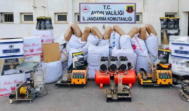 Aydın’da Jandarmadan Kaçak Tütün Operasyonu: 2 Milyon Lira Değerinde Malzeme Ele Geçirildi