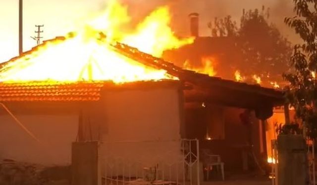 Çankırı’da Korkutan Yangın: Bir Ev Kullanılamaz Hale Geldi