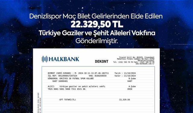 Erciyes 38'den Örnek Bir Davranış: Şehit Ailelerine Destek