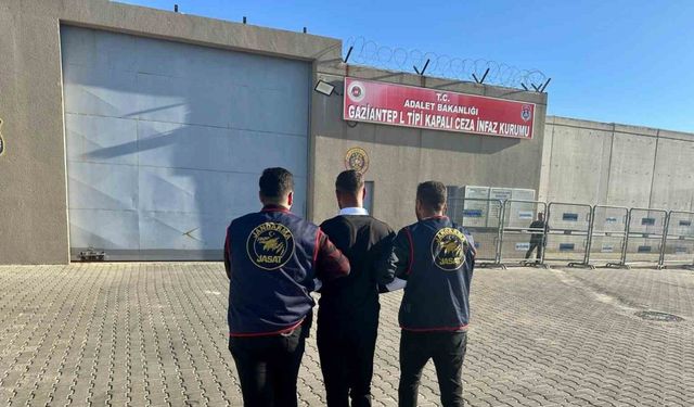 Gaziantep’te 25 Yıl Hapis Cezası Olan Firari Şahıs Yakalandı