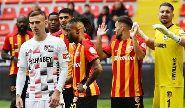 Kayserispor, Gaziantep FK ile Berabere Kaldı