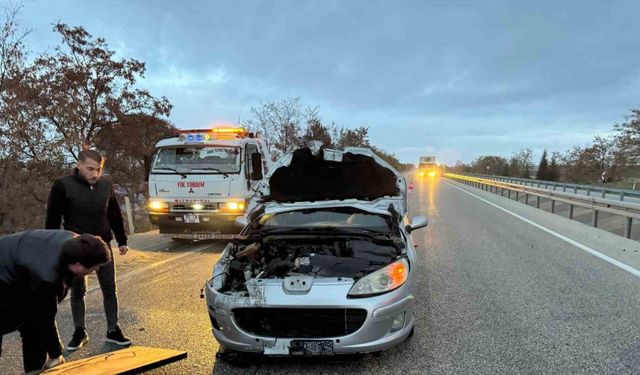 Afyonkarahisar’da Trafik Kazası: 2 Yaralı