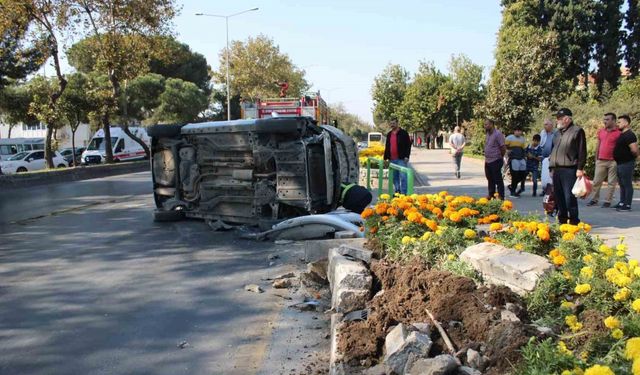 Aydın'da Korkunç Kaza: Kadın Sürücü Yaralandı!