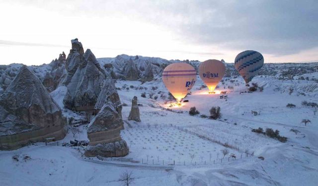 Kapadokya'da Sis Nedeniyle Sıcak Hava Balonu Turları İptal Edildi