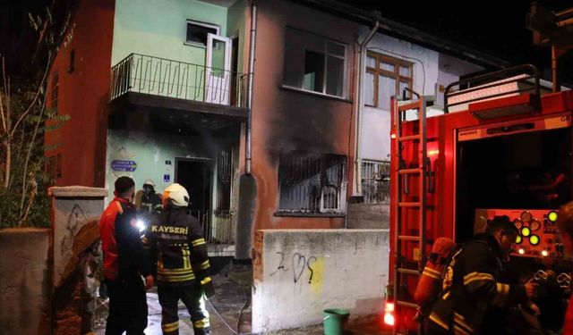 Kayseri’de Korkutan Yangın: 1 Kişi Dumandan Etkilendi