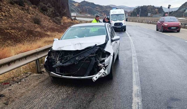 Kırıkkale'de Trafik Kazası: 1 Yaralı