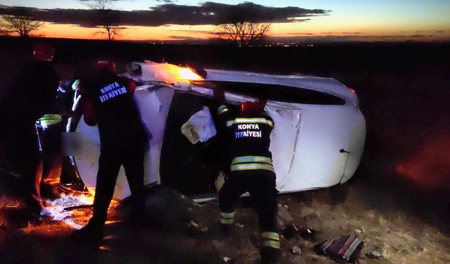 Konya'da Trafik Kazası: 3 Kişi Yaralandı