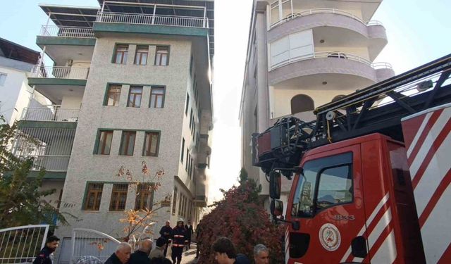 Malatya'da Apartman Yangını Korkuttu