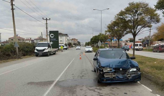 Samsun'da Trafik Kazası: 1 Yaralı