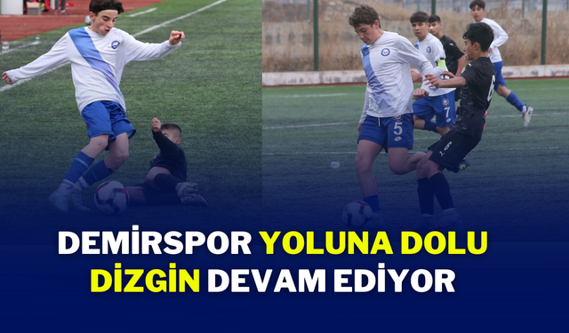 Demirspor Yoluna Dolu Dizgin Devam Ediyor