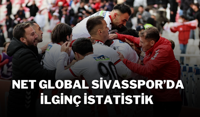 Net Global Sivasspor’da İlginç İstatistik