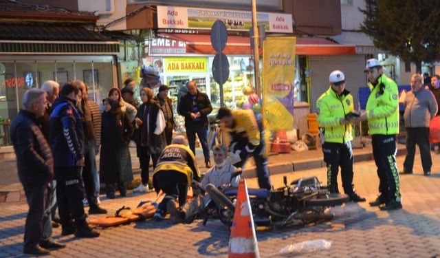 Tavşanlı’da Motosiklet ile Hafif Ticari Araç Çarpıştı: 1 Yaralı