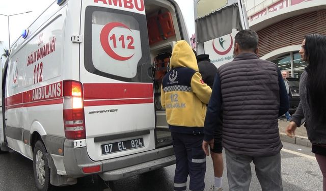 Alanya’da Otomobil ile Motosiklet Çarpıştı: 1 Yaralı