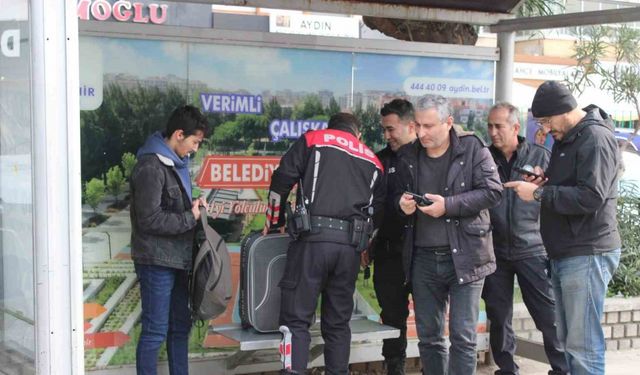 Aydın’da Genç Öğrencinin Bıraktığı Valizler Polis Ekiplerini Harekete Geçirdi