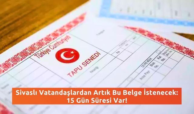 Sivaslı Vatandaşlardan Artık Bu Belge İstenecek: 15 Gün Süresi Var!