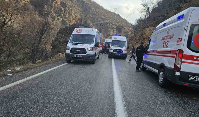 Tunceli’de Trafik Kazası: 1 Ölü, 5 Yaralı