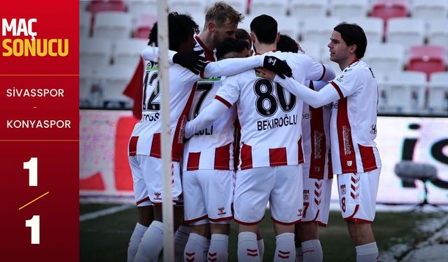 Sivasspor ''1-1'' Dökülüyor