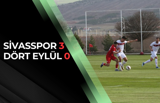 Sivasspor 3 Dört Eylül 0