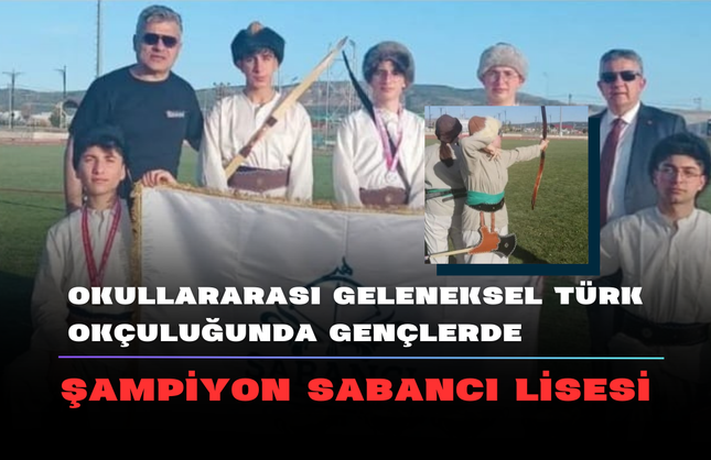 Okullararası Geleneksel Türk Okçuluğunda Gençlerde Şampiyon Sabancı Lisesi