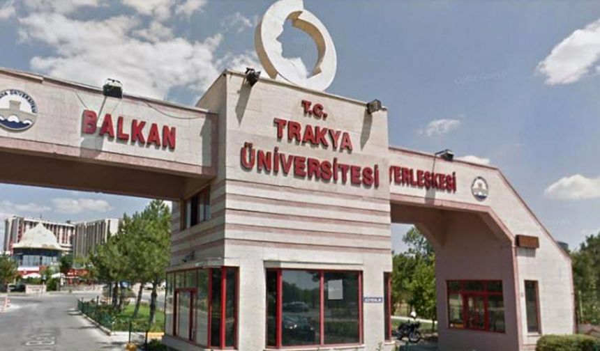 Trakya Üniversitesi Sözleşmeli personel alım ilanı