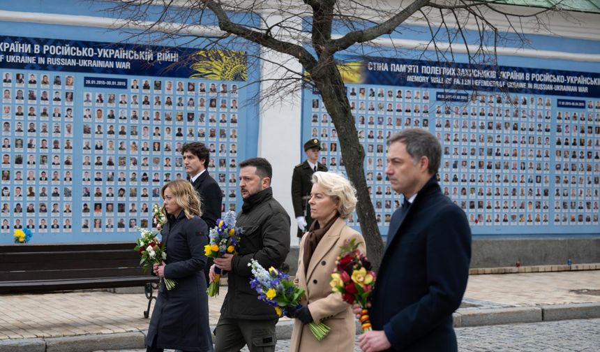 Kiev'de Tarihi Buluşma: Batılı Liderler Zelenskiy ile Bir Araya Geldi