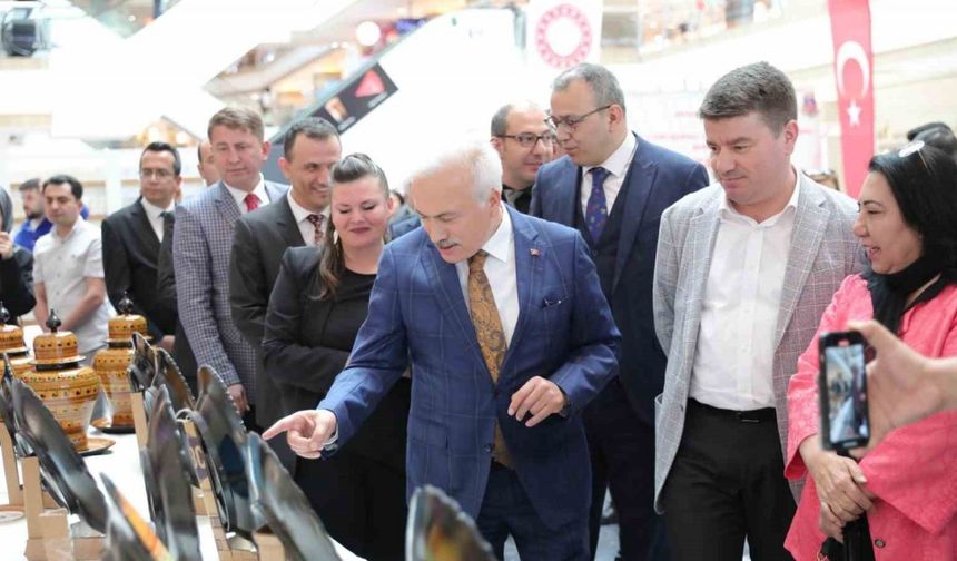 Aksaray'da Cezaevi Hükümlülerinin El Emeği Sergisi Açıldı!