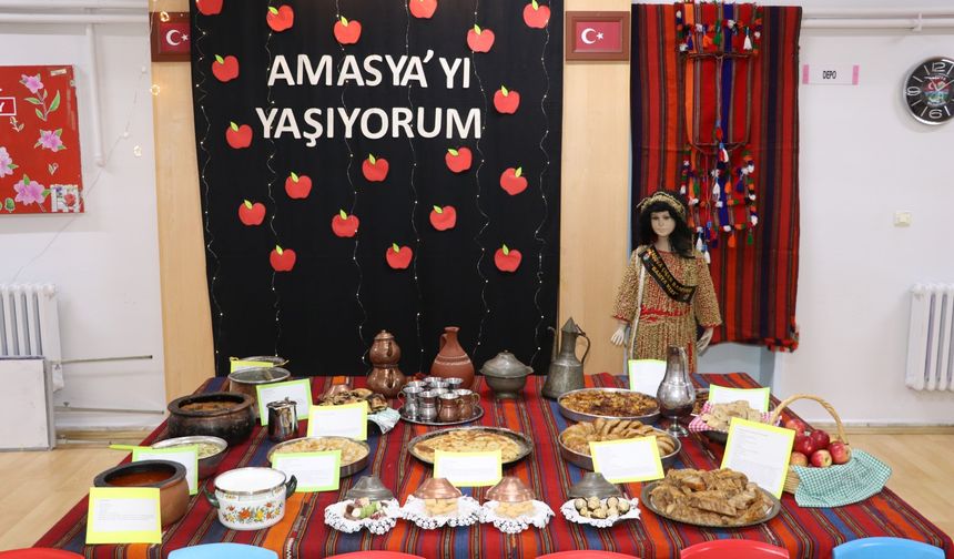 Anaokulu Öğrencileri, Amasya'nın Lezzetlerini Sergiledi