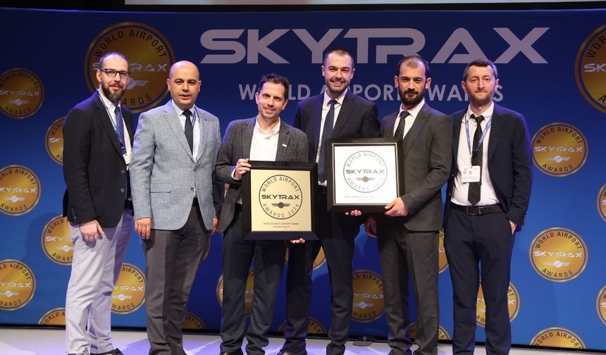 İstanbul Havalimanı, Skytrax 2024'te Zirveye Çıkarak Ödül Aldı!