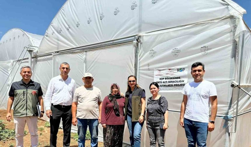 Konya'da Örtü Altı Tarım Projesi ile Beyşehir ve Hüyük'te Sera Kurulumları Tamamlandı